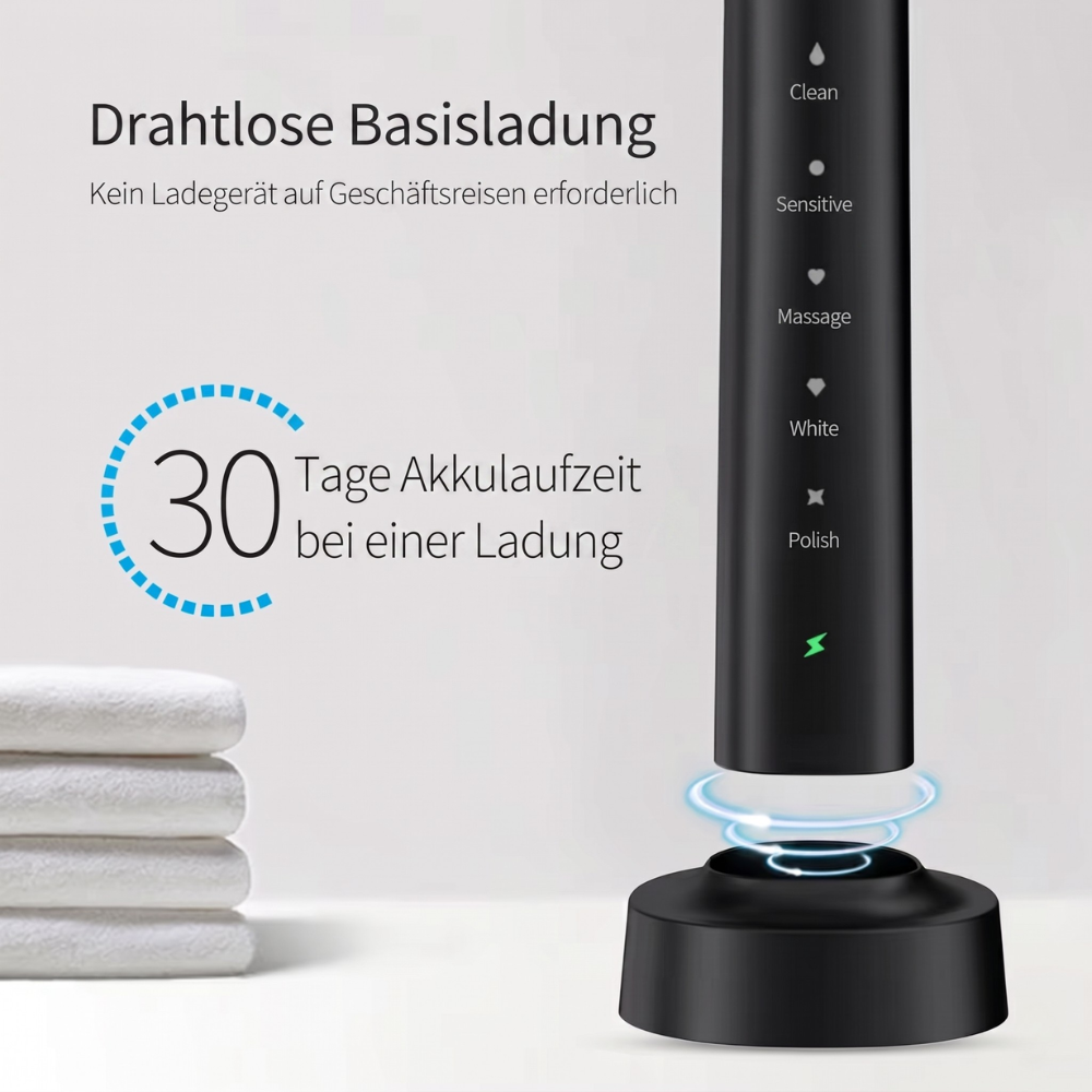 Heimwert Sonic D7 – Professionelle Zahnreinigung mit Schalltechnologie für glattere Zähne und optimale Mundhygiene